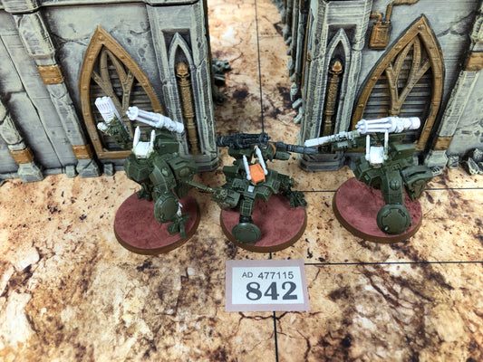 3x Crisis Battlesuits #842 Tau T'au Empire Warhammer 40k