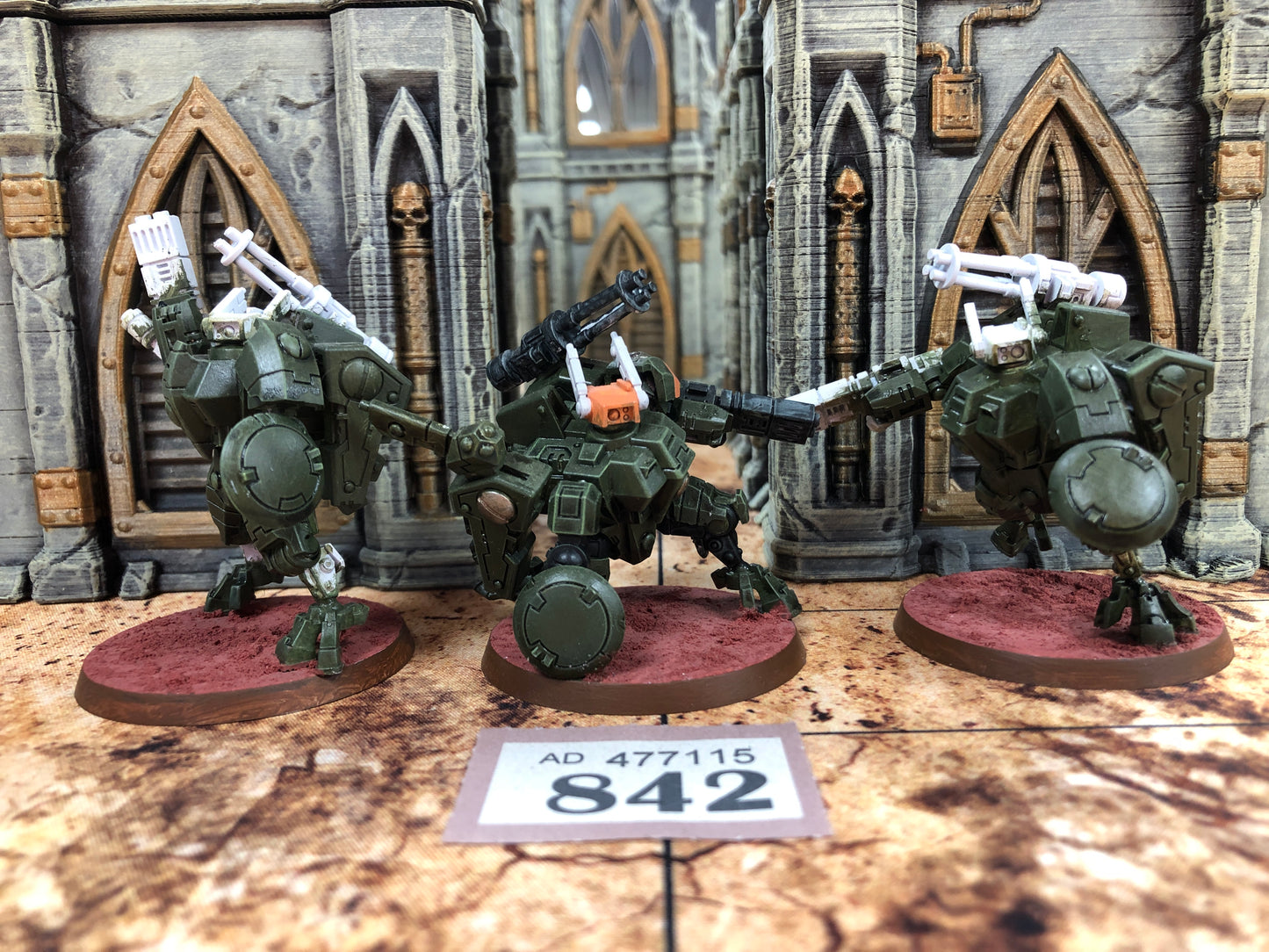 3x Crisis Battlesuits #842 Tau T'au Empire Warhammer 40k