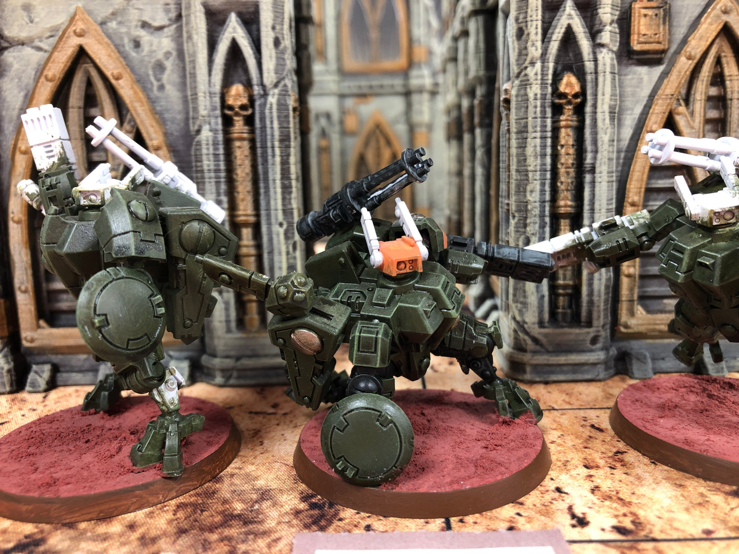 3x Crisis Battlesuits #842 Tau T'au Empire Warhammer 40k