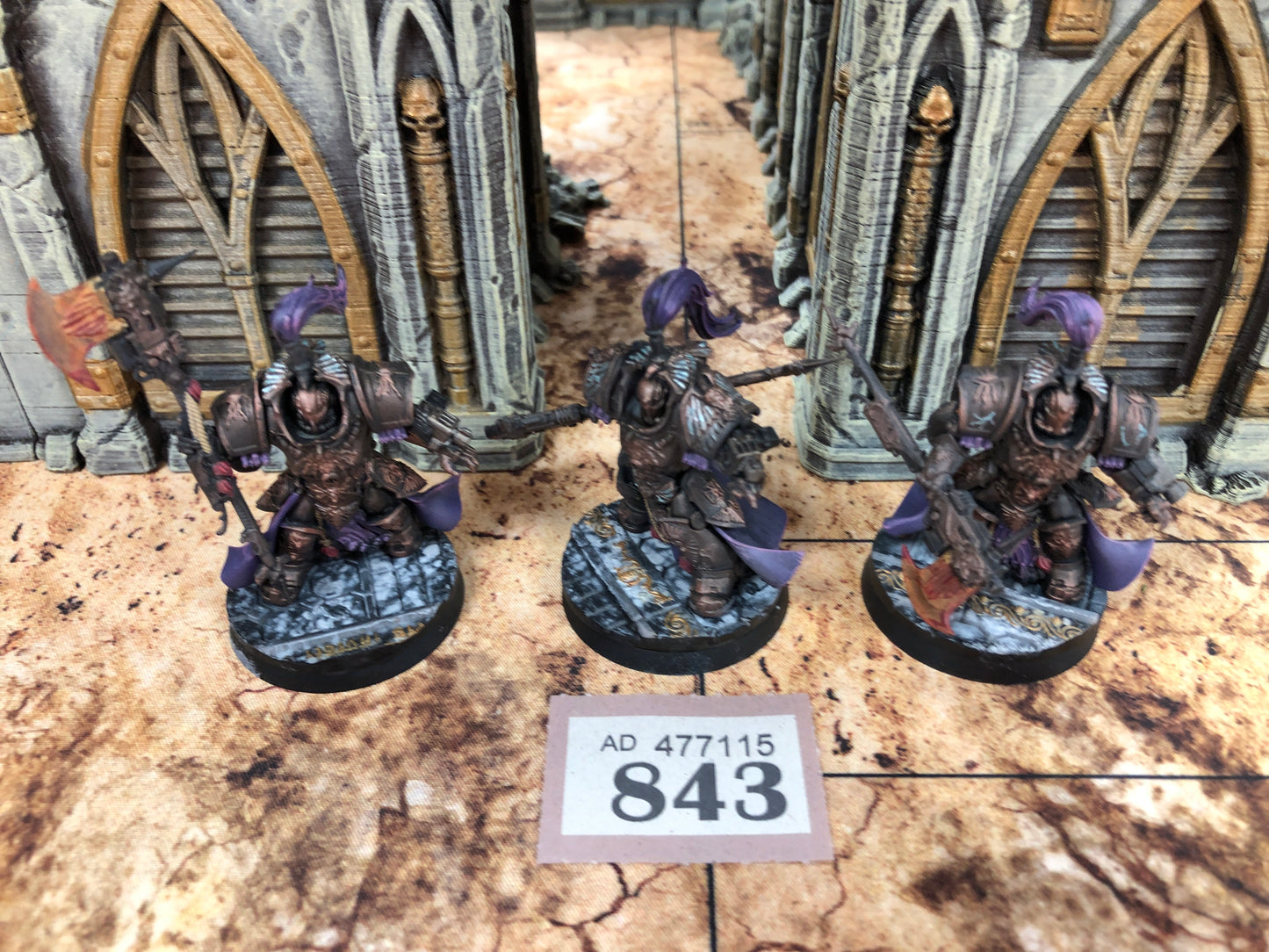 3x Allarus Custodians #843 Adeptus Custodes Warhammer 40k