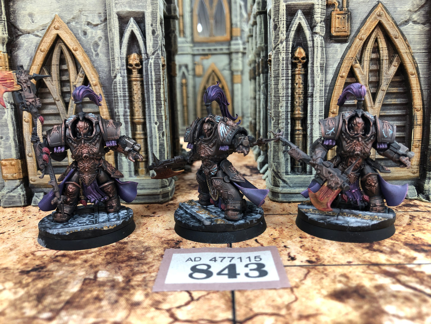 3x Allarus Custodians #843 Adeptus Custodes Warhammer 40k