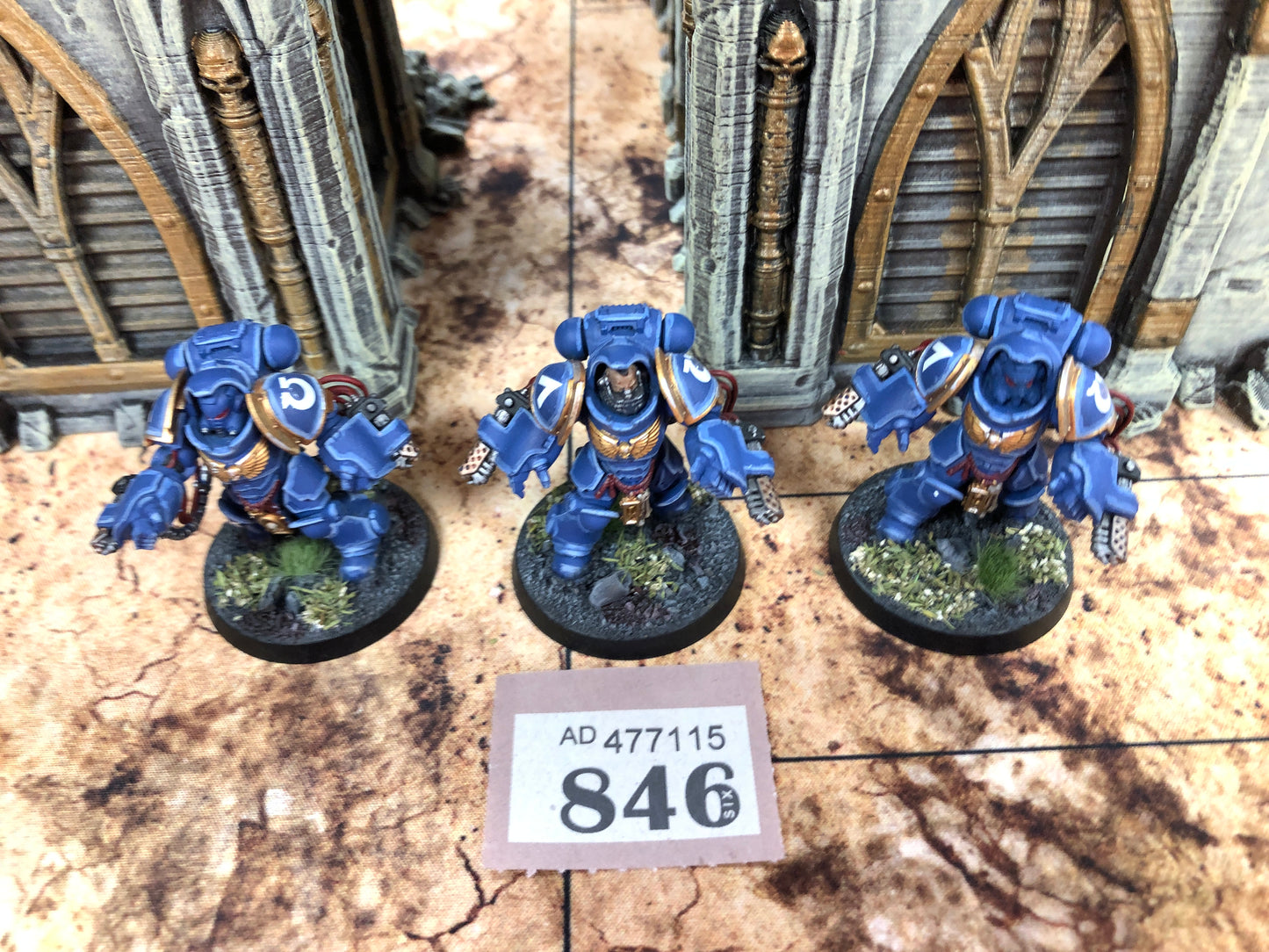3x Primaris Aggressors #846 VERY Well Painted Space Marines Warhammer 40k
