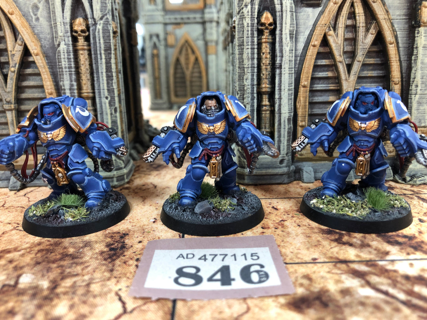 3x Primaris Aggressors #846 VERY Well Painted Space Marines Warhammer 40k