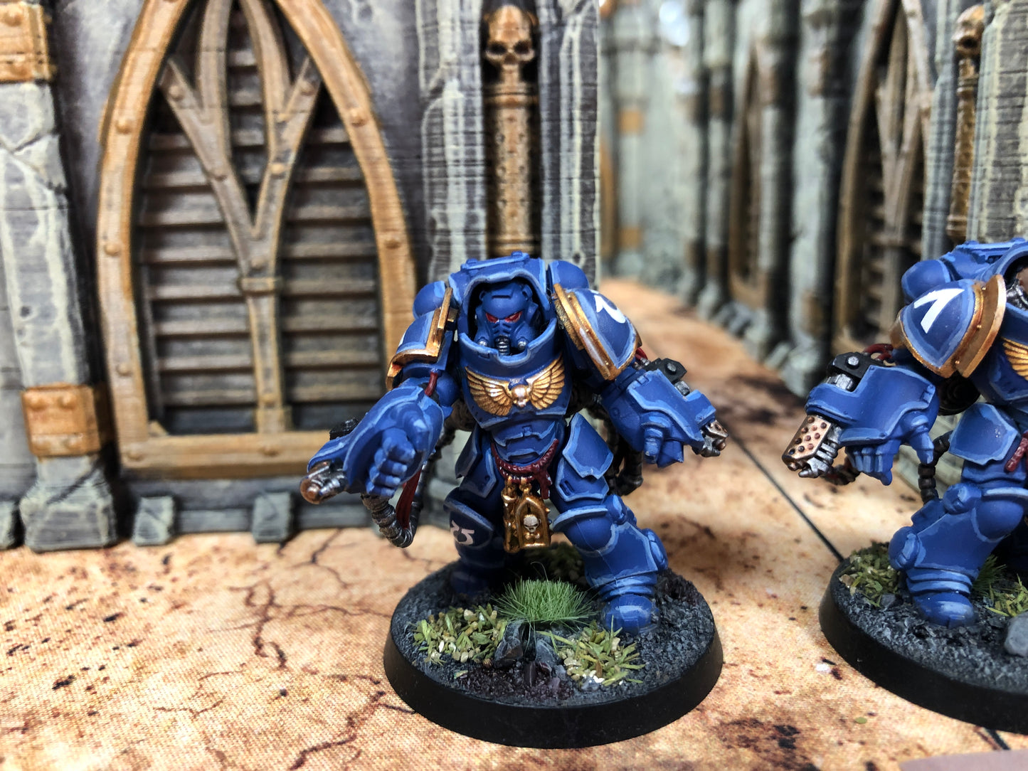 3x Primaris Aggressors #846 VERY Well Painted Space Marines Warhammer 40k