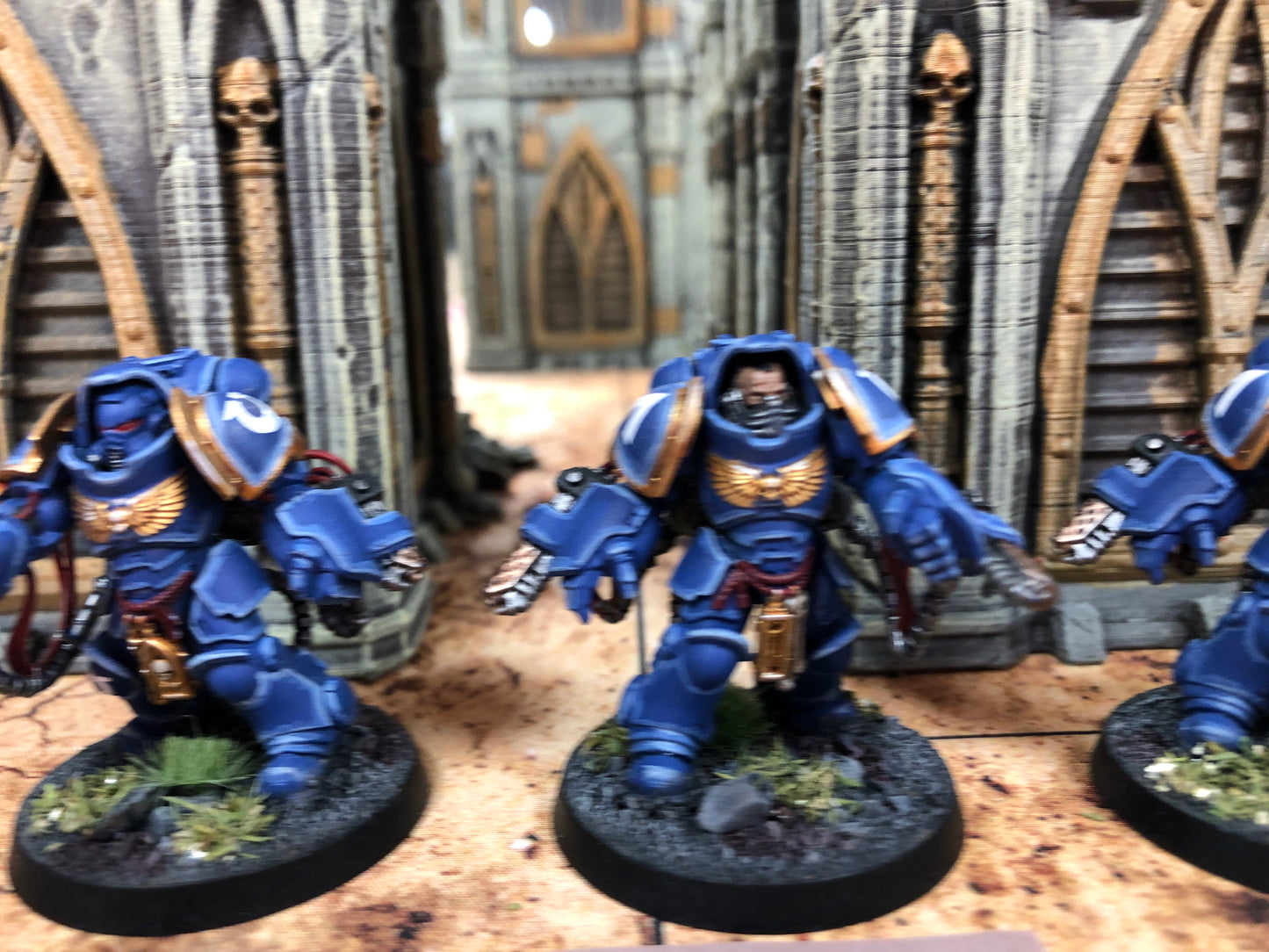 3x Primaris Aggressors #846 VERY Well Painted Space Marines Warhammer 40k