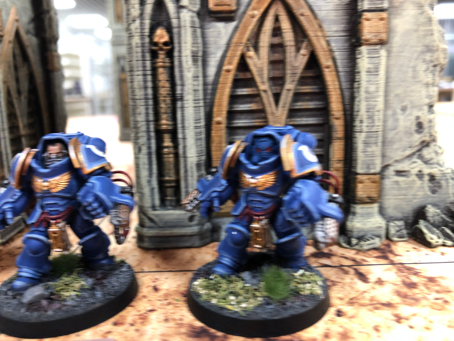 3x Primaris Aggressors #846 VERY Well Painted Space Marines Warhammer 40k