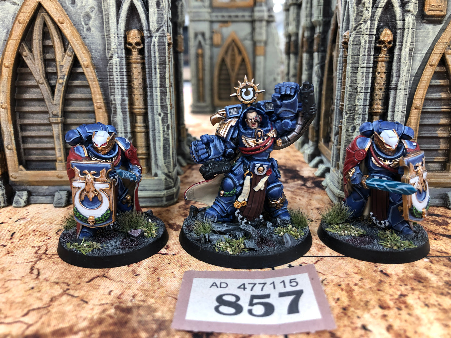 Marnues Calgar + 2x Honour Guard OOP #857 Very Well Painted Space Marines Warhammer 40k