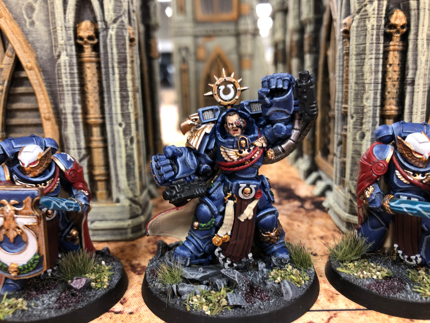 Marnues Calgar + 2x Honour Guard OOP #857 Very Well Painted Space Marines Warhammer 40k