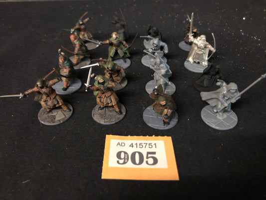 16x Rangers of Middle Earth #905 Good MESBG LOTR Warhammer 40k