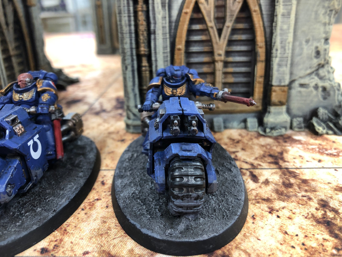 3x Primaris Outriders #861 Very Well Painted Space Marines Warhammer 40k