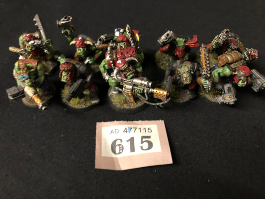 10x Boyz #615 Very Well Painted Orks Warhammer 40k
