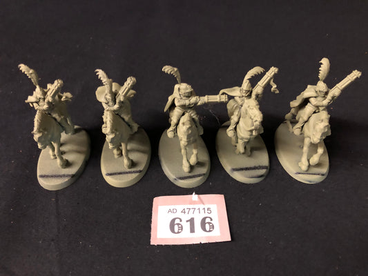 5x Empire Pistoliers #616 Empire of Man AoS Cities of Sigmar Old World Warhammer 40k