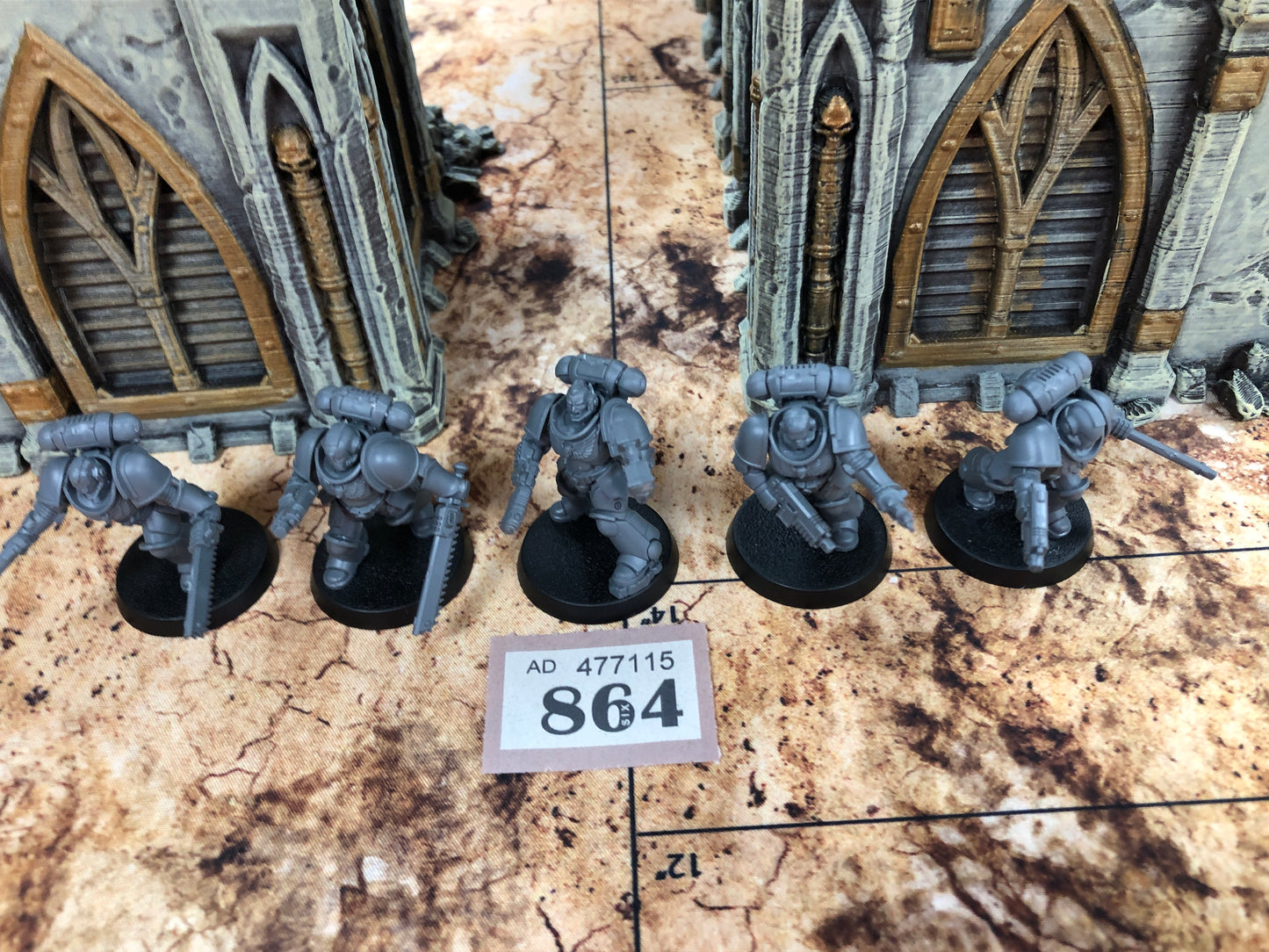 5x Primaris Assault Intercessors #864 Space Marines Warhammer 40k