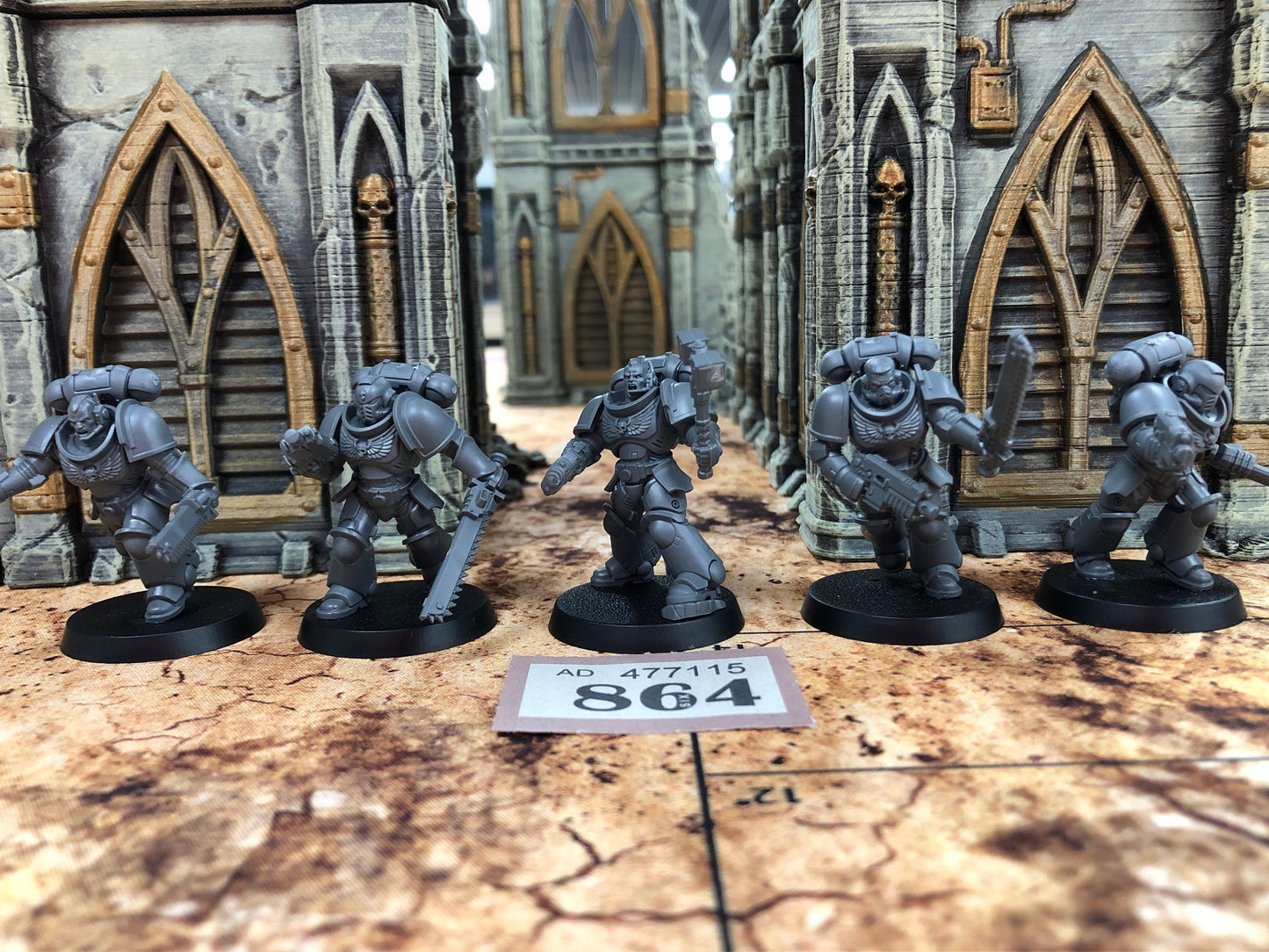 5x Primaris Assault Intercessors #864 Space Marines Warhammer 40k