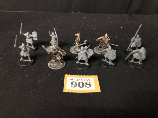 10x Warriors of Minas Tirith #908 Good MESBG LOTR Warhammer 40k