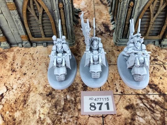 3x Ravenwing Command Squad #871 Dark Angels Space Marines Warhammer 40k