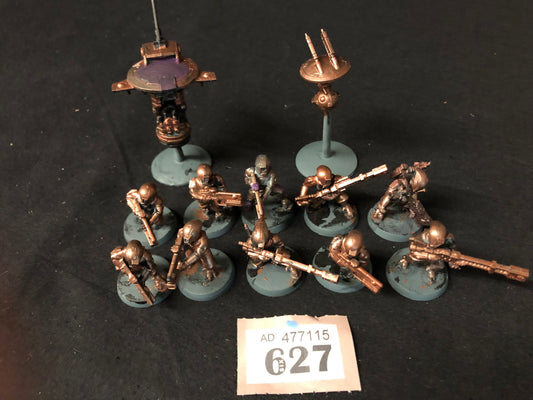 10x Pathfinders + 2x Drones #627 Tau T'au Empire Warhammer 40k