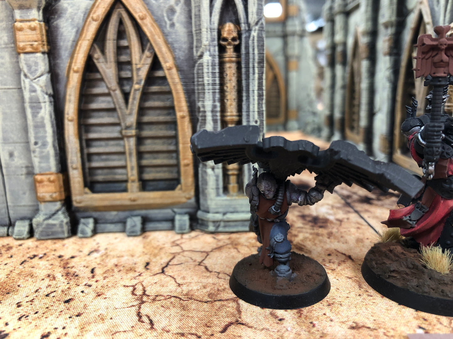 Chaplain Grimaldus + Retinue #872 Black Templars Space Marines Warhammer 40k