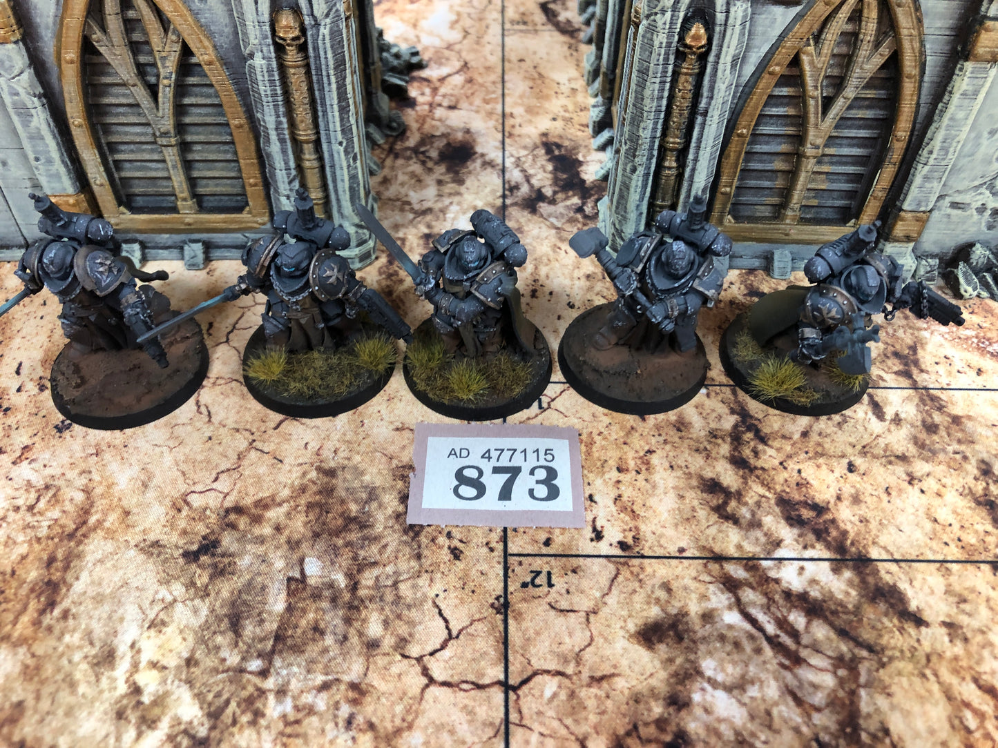 5x Sword Brethren #873 Black Templars Space Marines Warhammer 40k