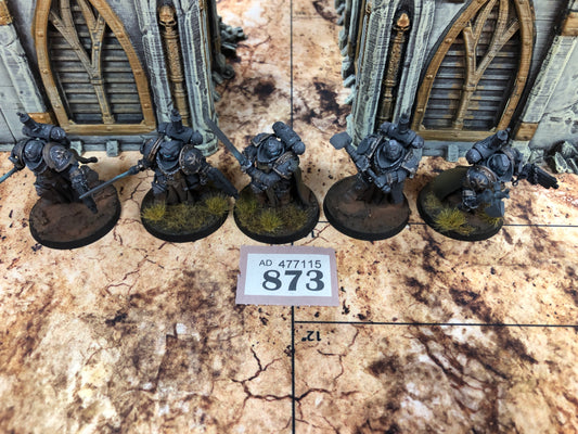 5x Sword Brethren #873 Black Templars Space Marines Warhammer 40k