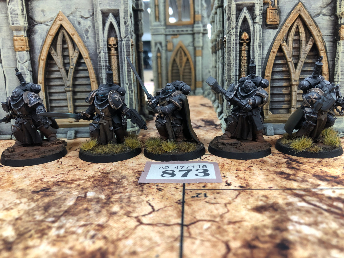 5x Sword Brethren #873 Black Templars Space Marines Warhammer 40k