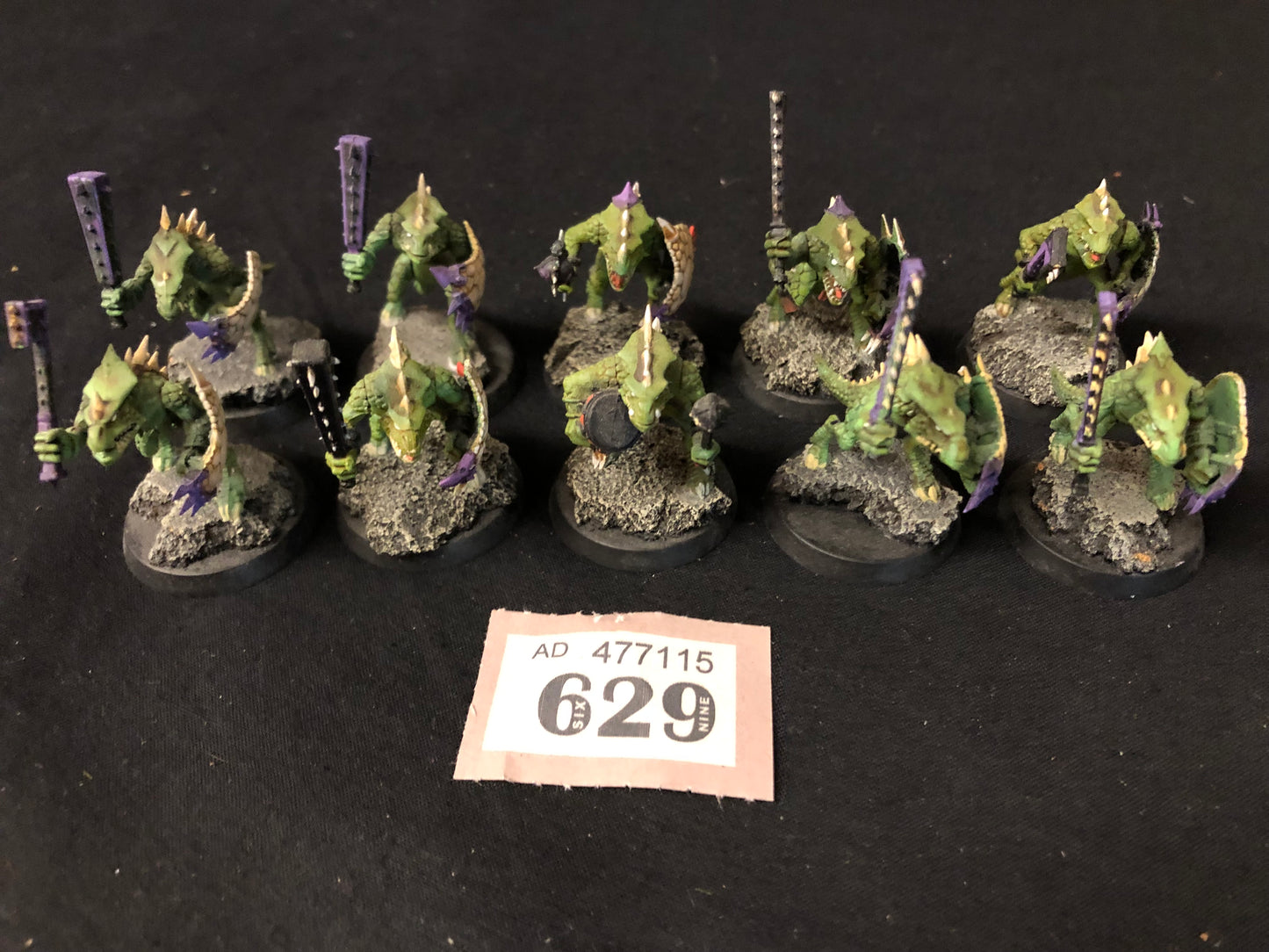 10x Saurus Warriors #629 Well Painted Seraphon Warhammer 40k AOS