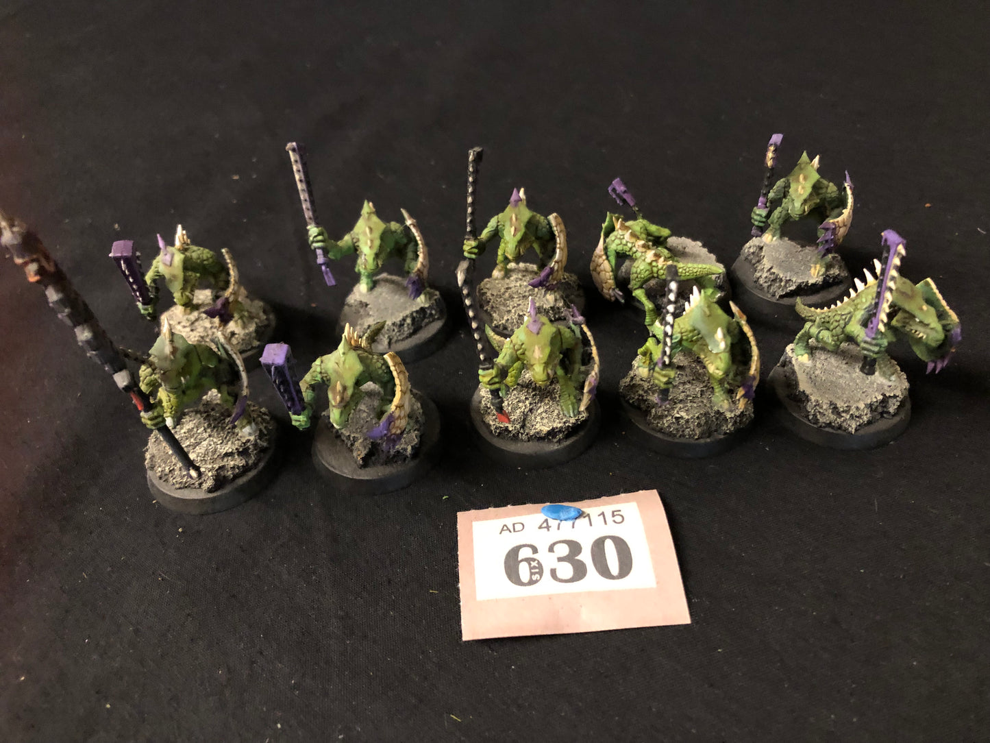 10x Saurus Warriors #630 Well Painted Seraphon Warhammer 40k AOS