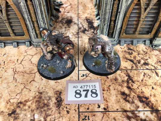 2x  Rat Ogors #878 Well Painted Skaven AOS Warhammer 40k