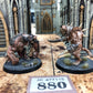 2x Rat Ogors #880 Well Painted Skaven AOS Warhammer 40k