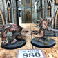 2x Rat Ogors #880 Well Painted Skaven AOS Warhammer 40k
