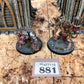2x Rat Ogors #881 Well Painted Skaven AOS Warhammer 40k