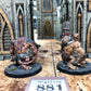 2x Rat Ogors #881 Well Painted Skaven AOS Warhammer 40k