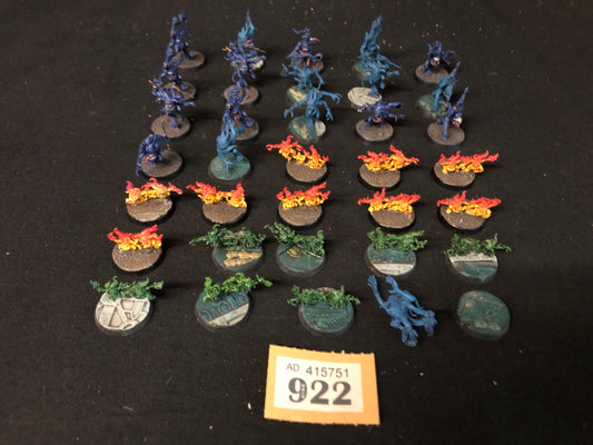 18x Blue Horrors + 17 Brimstone Horros #922 Disciples of Tzeentch AOS Warhammer 40k