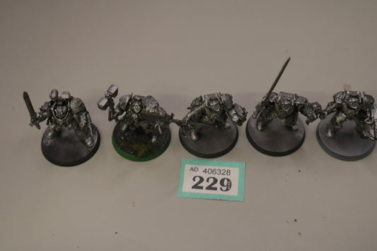5x Grey Knights Terminators 229 Grey Knights OOP Warhammer 40k