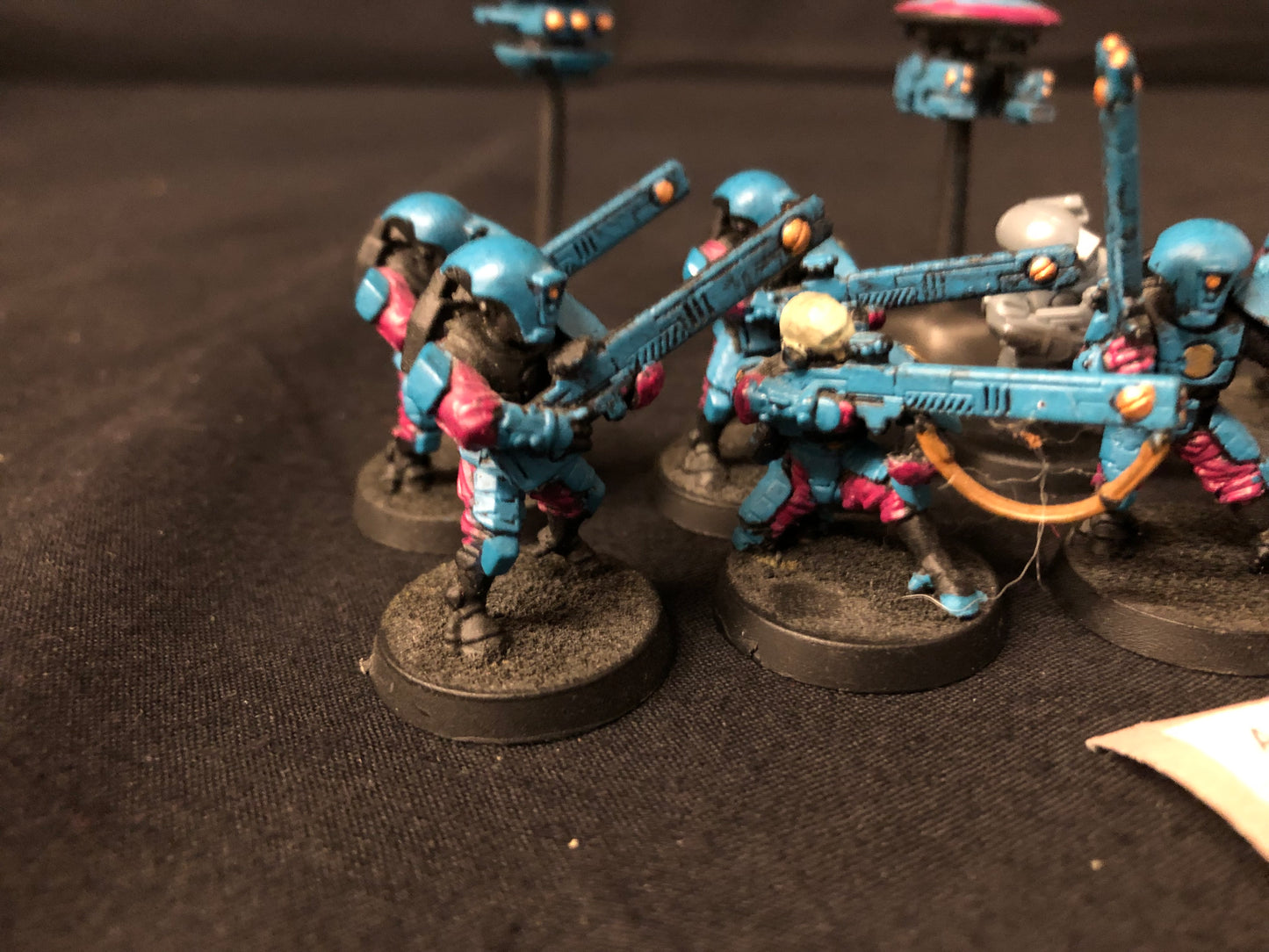 10x Fire Warriors _ 3x Drones #654 Tau T'au Empire Warhammer 40k