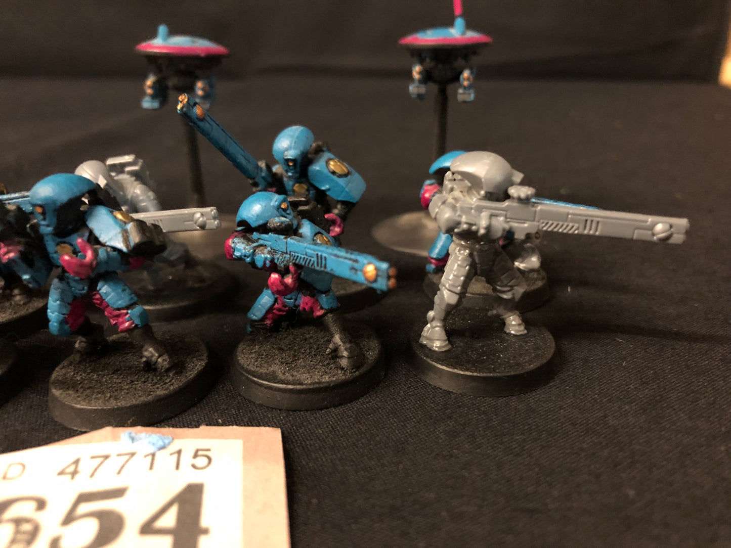 10x Fire Warriors _ 3x Drones #654 Tau T'au Empire Warhammer 40k