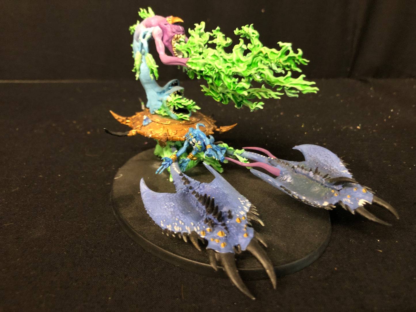 Burning Chariot of Tzeentch #940 Well Painted Disciples of Tzeentch AOS Warhammer 40k