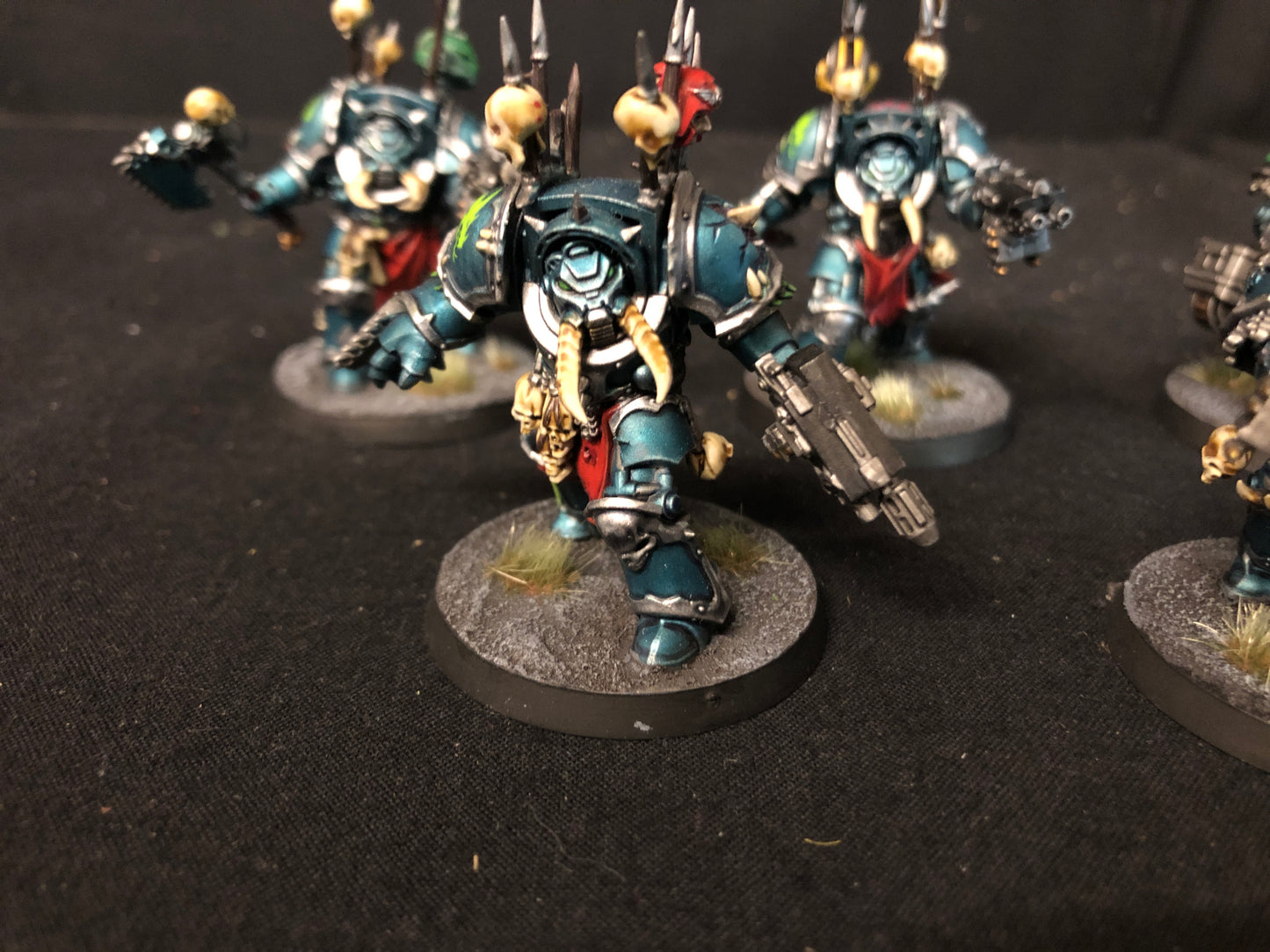 5x Chaos Terminators #959 Very Well Painted Chaos Space Marines Warhammer 40k