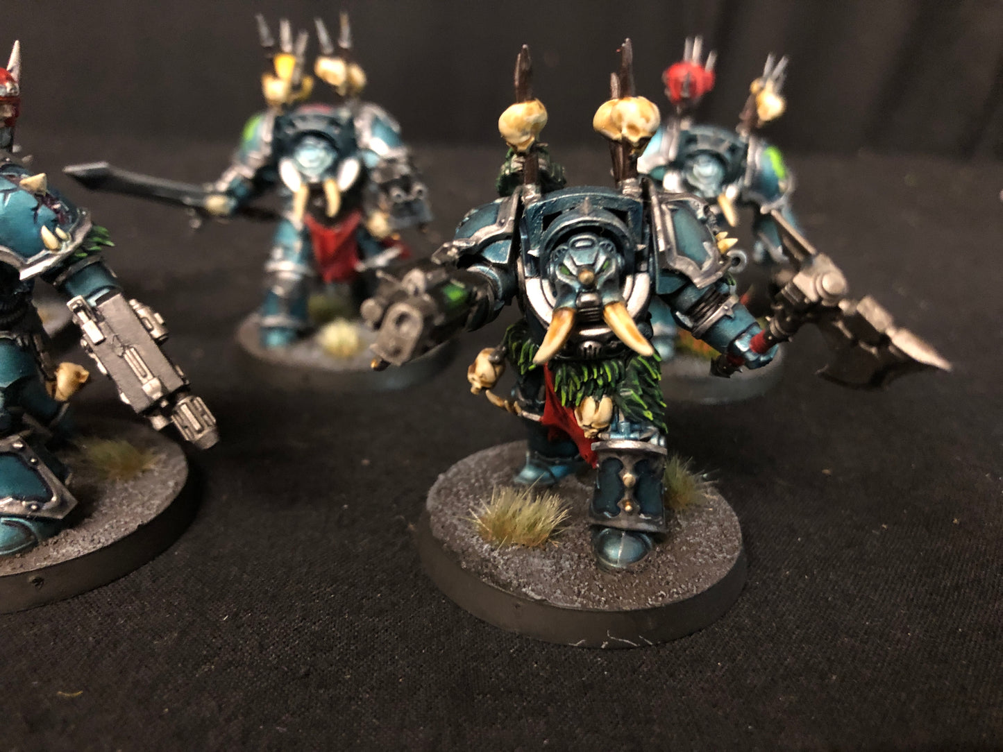 5x Chaos Terminators #959 Very Well Painted Chaos Space Marines Warhammer 40k