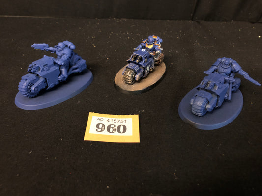 3x Primaris Outriders #960 Space Marines Warhammer 40k