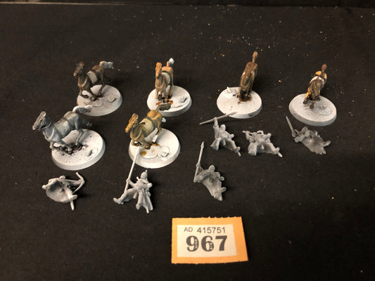 6x Riders of Rohan #967 Good MESBG LOTR Warhammer 40k