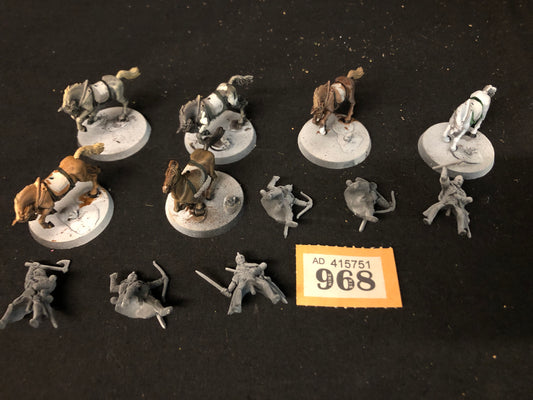 6x Riders of Rohan #968 Good MESBG LOTR Warhammer 40k