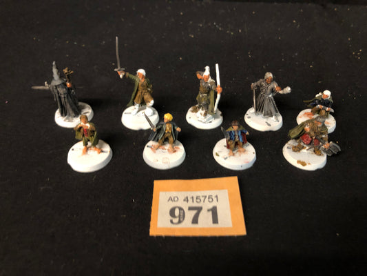 9x Fellowship of the Ring #971 Good MESBG LOTR Warhammer 40k