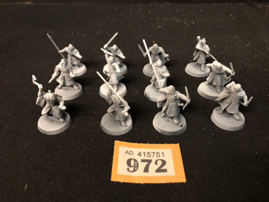 12 Warriors of Rohan #972 Good MESBG LOTR Warhammer 40k