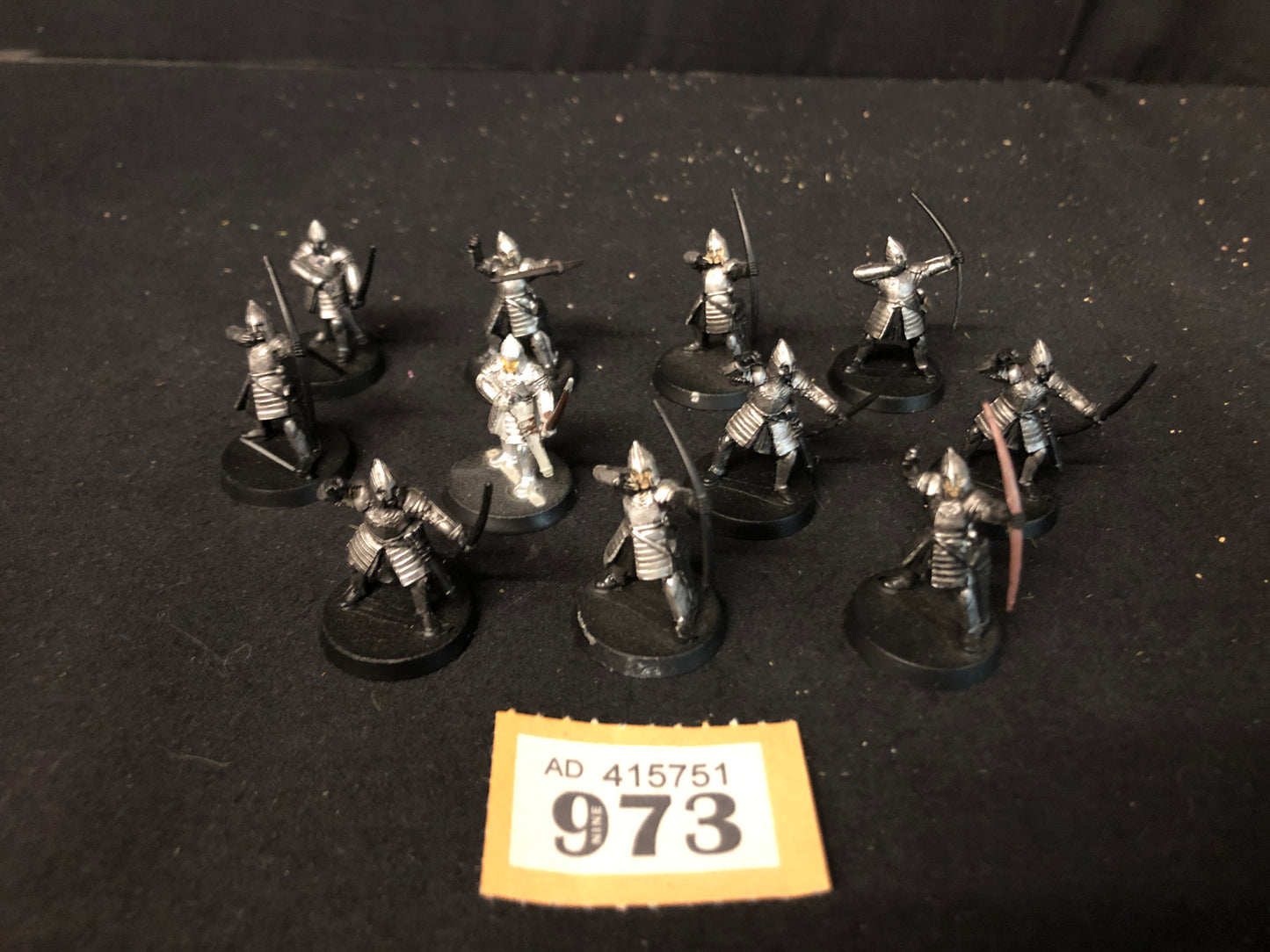 11x Warriors of Minas Tirith Archers #973 Good MESBG LOTR Warhammer 40k