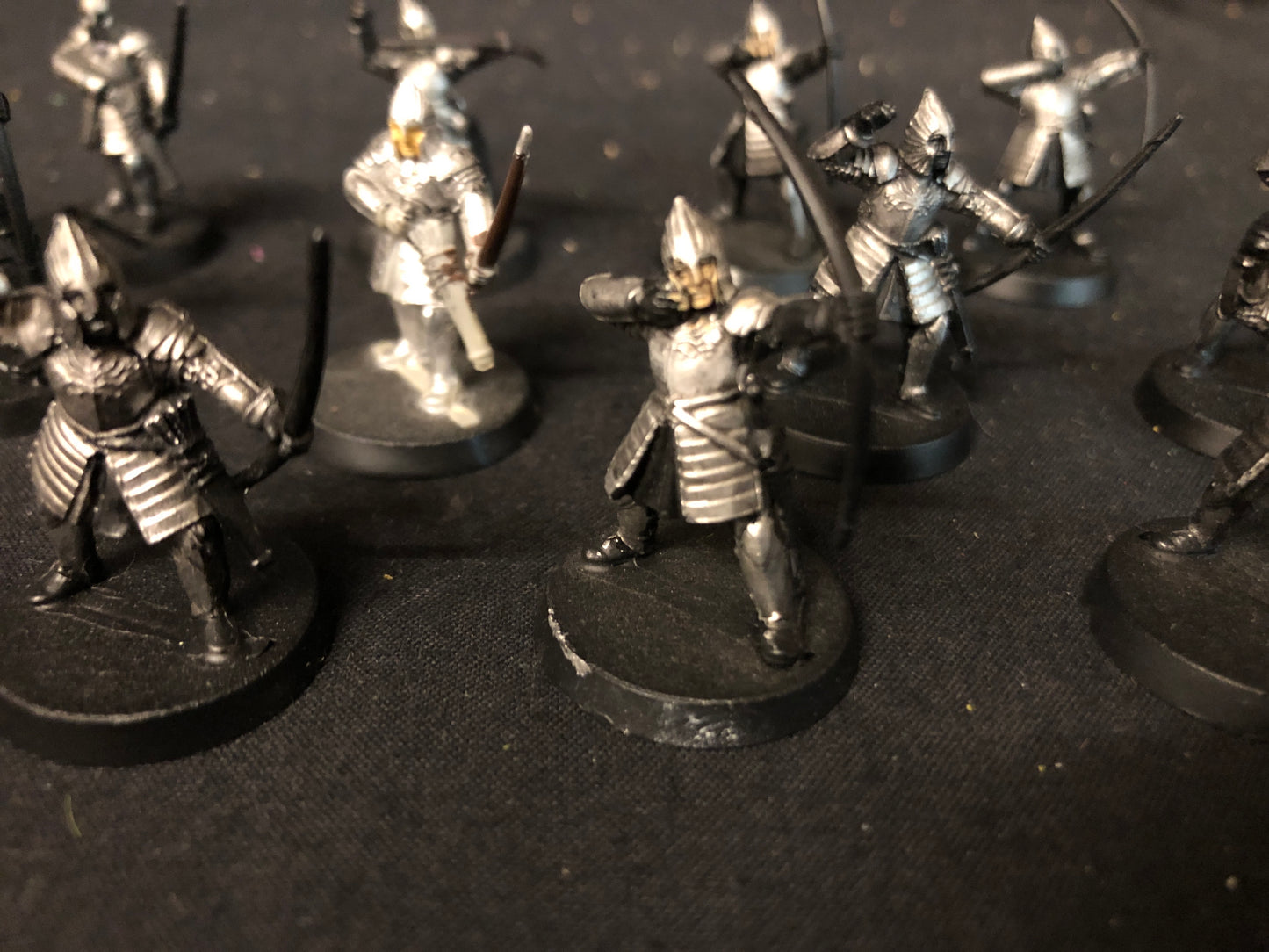 11x Warriors of Minas Tirith Archers #973 Good MESBG LOTR Warhammer 40k
