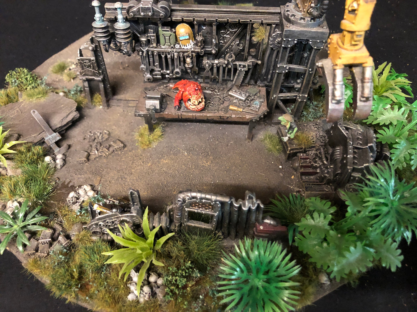 big ed bossbunka  #974 VERY Well Painted Custom Base orks Warhammer 40k