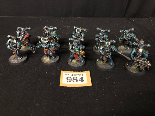 10x Legionaires #984 Very Well Painted Chaos Space Marines Warhammer 40k