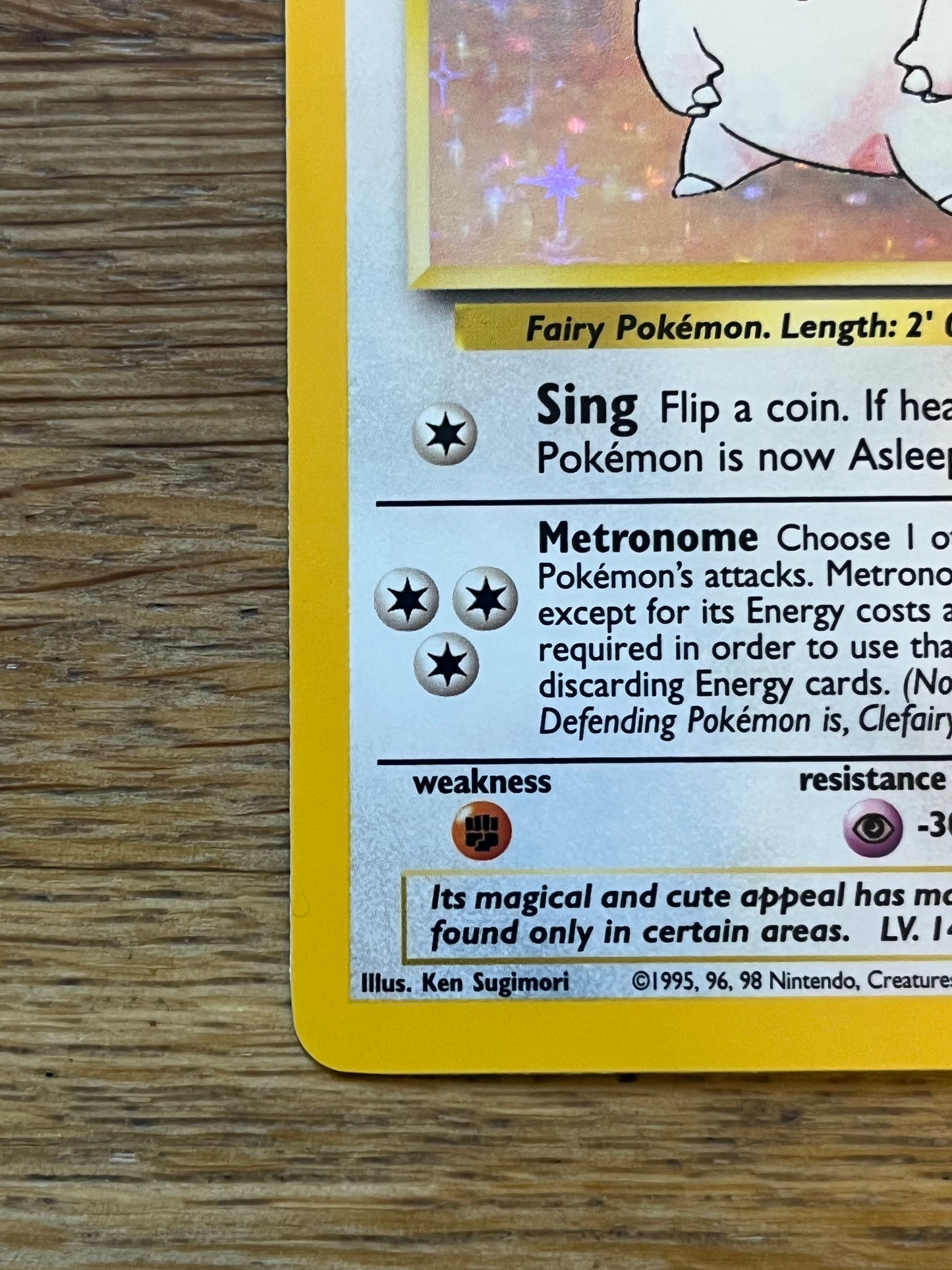 Clefairy Holo 5/102 Base Set LP Pokémon Card Single