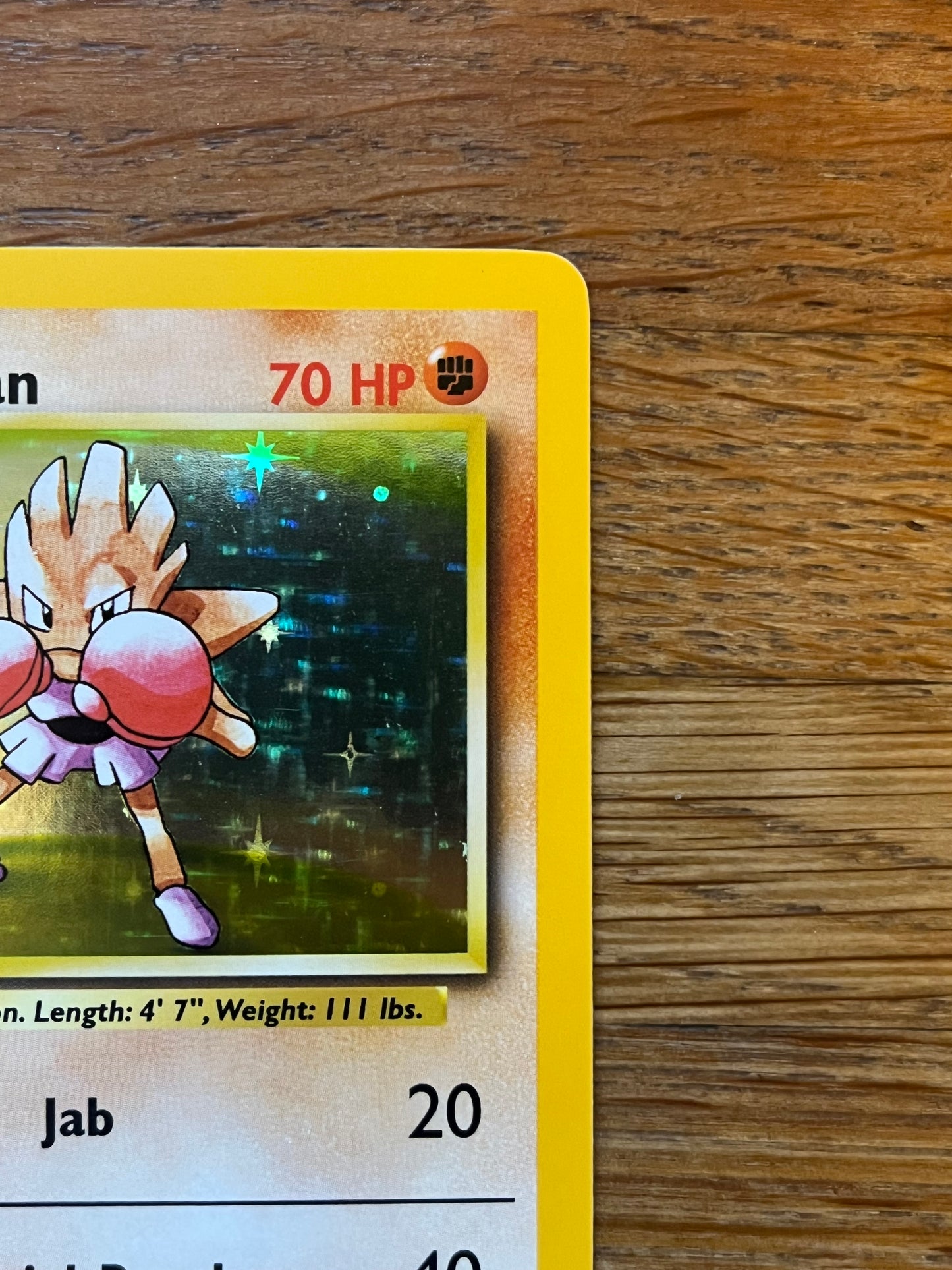 Hitmonchan Holo 7/102 Base Set NM Pokémon Single Card